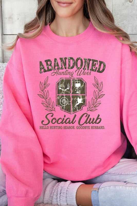 Abandoned Hunting Wife Social Club Sweatshirt