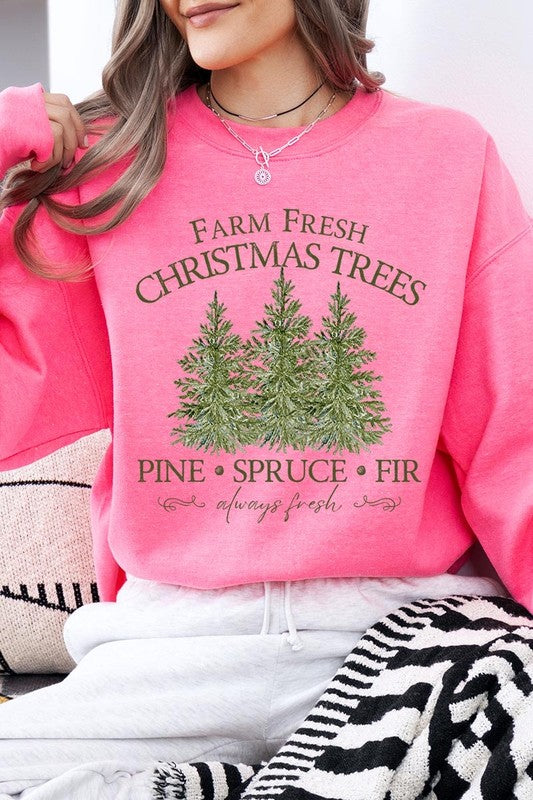 Farm Fresh Christmas Tree Sweatshirt