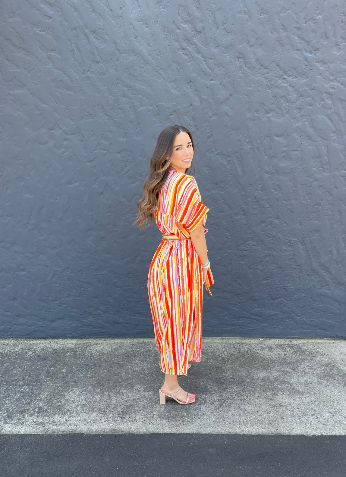 Beams of light Dolman sleeve dress