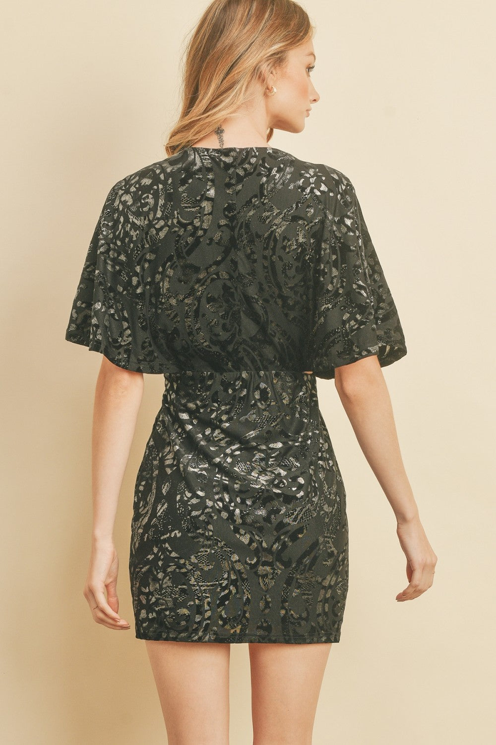 Nightbird drape dress